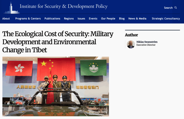 Photo: Institute for Security & Development Policy