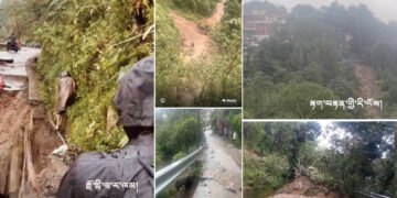 མེག་ལོར་འགྲོ་ལམ་དུ་རྡིབ་སྐྱོན་མང་པོ་བྱུང་འདུག པར་དུས་བབ་ཀྱིས་བསྒྲིགས།