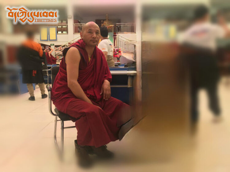 Ven. Zega Gyatso Arrested. Photo :Tibettimes 2025/8/25