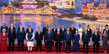 Shanghai Cooperation Organization (SCO) Summit in Tianjin on August 31, 2025. (Photo by Alexander KAZAKOV / POOL / AFP)