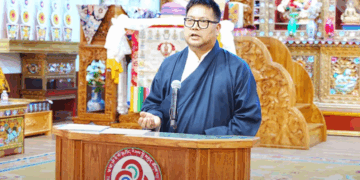 བྱང་ཨ་རི་སྐུ་ཚབ་དོན་གཅོད་རྣམ་རྒྱལ་ཆོས་གྲུབ་ལགས། ༢༠༢༥།༠༩།༠༢ མི་ཎི་སོ་ཌ་བོད་རིགས་སྤྱི་མཐུན་ཚོགས་པའི་པར།
