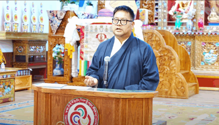 བྱང་ཨ་རི་སྐུ་ཚབ་དོན་གཅོད་རྣམ་རྒྱལ་ཆོས་གྲུབ་ལགས། ༢༠༢༥།༠༩།༠༢ མི་ཎི་སོ་ཌ་བོད་རིགས་སྤྱི་མཐུན་ཚོགས་པའི་པར།
