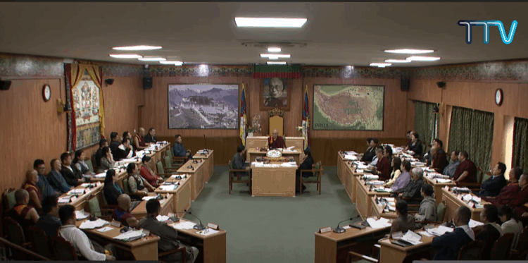 གྲོས་ཚོགས་ཚོགས་དུས་བཅུ་པའི་ལས་ཉིན་ ༦ པ། པར་བོད་ཀྱི་བརྙན་འཕྲིན་གྱི་ཐད་གཏོང་ལས་བླངས། ༢༠༢༥།༩།༡༦