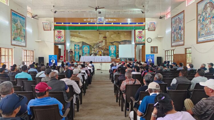 འོས་བསྡུ་སྤྱི་ཁྱབ་འགན་འཛིན་བློ་བཟང་ཡེ་ཤེས་ལགས་ཀྱི་རྒྱ་གར་ལྷ་ོཕྱོགས་ཁུལ་འོས་བསྡུའི་གོ་རྟོགས་སྤེལ། ༢༠༢༥།༡༠།༢༢ བོད་མིའི་སྒྲིག་འཛུགས་ཀྱི་པར།