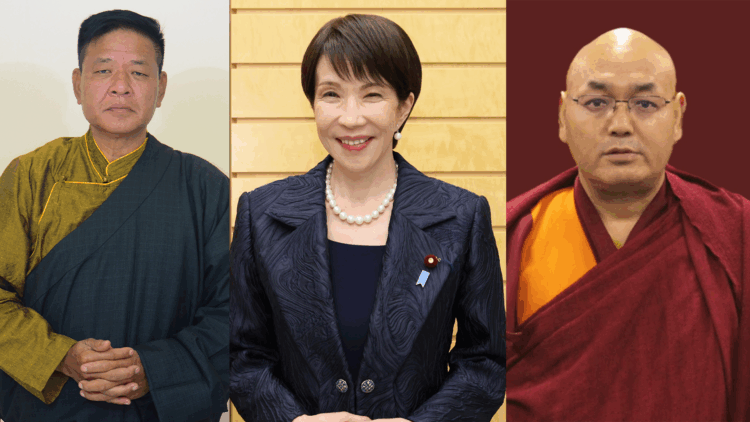 སྲིད་སྐྱོང་སྤེན་པ་ཚེ་རིང་མཆོག་དང་། ཉི་ཧོང་གི་སྲིད་བློན་ས་ནའེ་ཊ་ཀའེ་ཆི་ལགས། བོད་མི་མང་སྤྱི་འཐུས་ཚོགས་གཙོ་མཁན་པོ་བསོད་ནམས་བསྟན་འཕེལ་མཆོག བོད་ཀྱི་དུས་བབ་གསར་ཁང་གི་པར་སྒྲིག་སྦྱོར་བྱས།