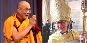 ༧གོང་ས་རྒྱལ་བ་རིན་པོ་ཆེ་མཆོག་ནས་ཁན་ཊིར་བྷ་རིའི་བུད་མེད་དབུ་བླ་ཐོག་མར་འཚམས་འདྲི་མཛད། པར་དུས་བབ་ཀྱིས་བསྒྲིགས།