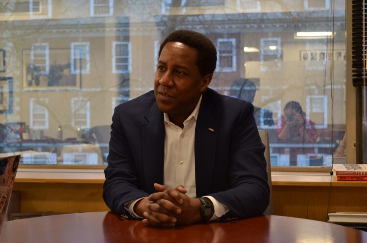 Setti Warren directed the Harvard Institute of Politics out of the Harvard Kennedy School since 2022. By Claire Yuan