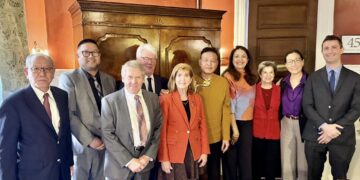 Sikyong Penpa Tsering met with former U.S. Special Coordinators for Tibetan Issues. Photo Credit: Sikyong Penpa Tsering's FB Page.