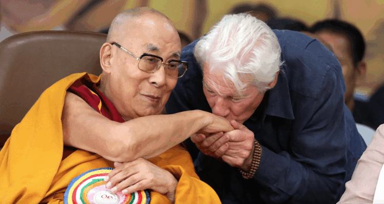 Richard Gere en la fiesta de cumpleaños del Dalai LamaHARISH TYAGIAgencia EFE