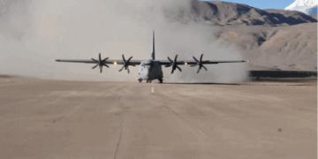 India operationalised its new Nyoma airbase close to the frontier with China