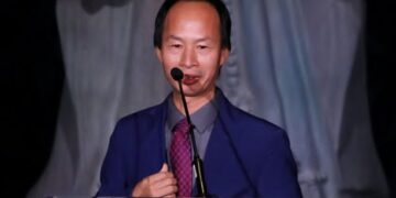 Zhu Rikun said he felt that anyone involved could face threats or harassment if he did not cancel the event. Photograph: Marion Curtis/StarPix for NYFCCA/Shutterstock