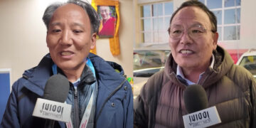 ༧རྒྱལ་དབང་ཚངས་དབྱངས་རྒྱ་མཚོའི་ཉམས་ཞིབ་ཚོགས་ཆེན་ཐཻངས་པོའི་ཉིན་གཉིས་པའི་གཏམ་བཤད་པ་སཱ་ར་བོད་ཀྱི་མཐོ་རིམ་སློབ་གཉེར་ཁང་གི་ལོ་རྒྱུས་སློབ་དཔོན་ཚེ་རིང་སྟོབས་ལགས་དང་། ས་ཪཱ་བོད་ཀྱི་མཐོ་རིམ་སློབ་གཉེར་ཁང་གི་མཚན་འཛིན་གཙུག་ལག་སློབ་དཔོན་བསོད་ནམས་རྒྱལ་མཚན་ལགས། ༢༠༢༥།༡༢།༤ དུས་བབ་ཀྱི་པར།