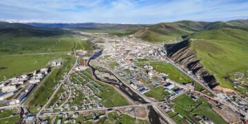 བོད་ཀྱི་བྱང་སྡེ་ཉི་མ་རྫ་ཆུ་ཁའི་སྤྱི་ཡོངས་ཀྱི་བཀོད་པ། དྲ་ལམ་གྱི་པར།