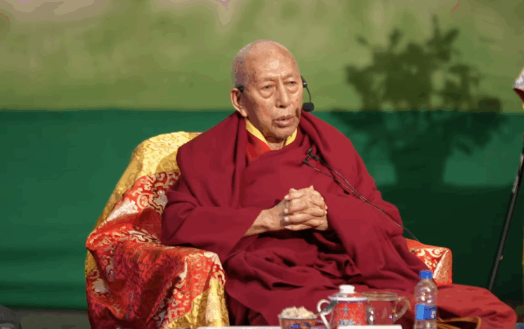 ཁྲི་ཟུར་ཟམ་གདོང་རིན་པོ་ཆེ་མཆོག་གིས་གོ་སྟོན་བཀྲ་ཤིས་བསྟོད་དབྱངས་ཐོག་བཀའ་སློབ་བསྩལ། པར་ཐད་གཏོང་ལས་བླངས།