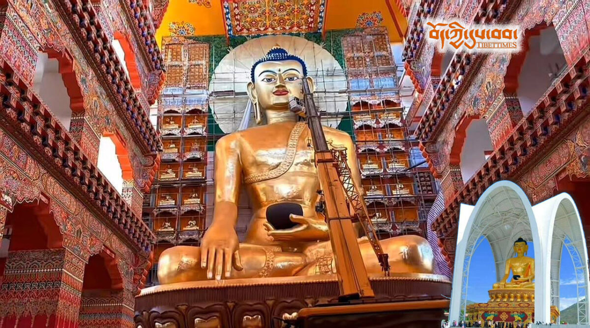 བོད་བྲག་མགོ་རྫོང་གི་སྟོན་པའི་སྐུ་བརྙན་བཞུགས་ས་དེ་རྟ་རྒྱུག་ཐང་བཟོས་འདུག