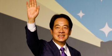 Taiwan President-elect Lai Ching-te, of Democratic Progressive Party’s (DPP), holds a press conference, following the victory in the presidential elections, in Taipei, on January 13, 2024. | Photo Credit: Reuters