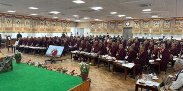 བོད་བརྒྱུད་ནང་བསྟན་ཁྲོད་བུད་མེད་ཀྱི་ནུས་སྟོབས་གོང་སྤེལ་ཚོགས་ཆེན་གྱི་ཚོགས་ཞུགས་པ། ༢༠༢༦།༥།༢༠ ནོར་ཝེ་རླུང་འཕྲིན་ཁང་གི་པར།