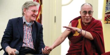 ༧གོང་ས་རྒྱལ་བ་རིན་པོ་ཆེ་མཆོག་དང་སྐུ་ཞབས་རོ་བྷེ་ཊི་ཐོར་མན་ལགས། དྲ་ལམ་གྱི་པར།