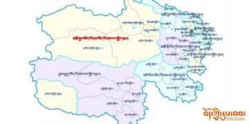 མཚོ་སྔོན་ཞིང་ཆེན་མཚོ་ནུབ་སོག་རིགས་བོད་རིགས་རང་སྐྱོང་ཁུལ་དུ་ས་ཡོམ་ཚད་རིམ་ ༦།༣ བརྒྱབ། བོད་ཀྱི་དུས་བབ་གསར་ཁང་གི་པར།