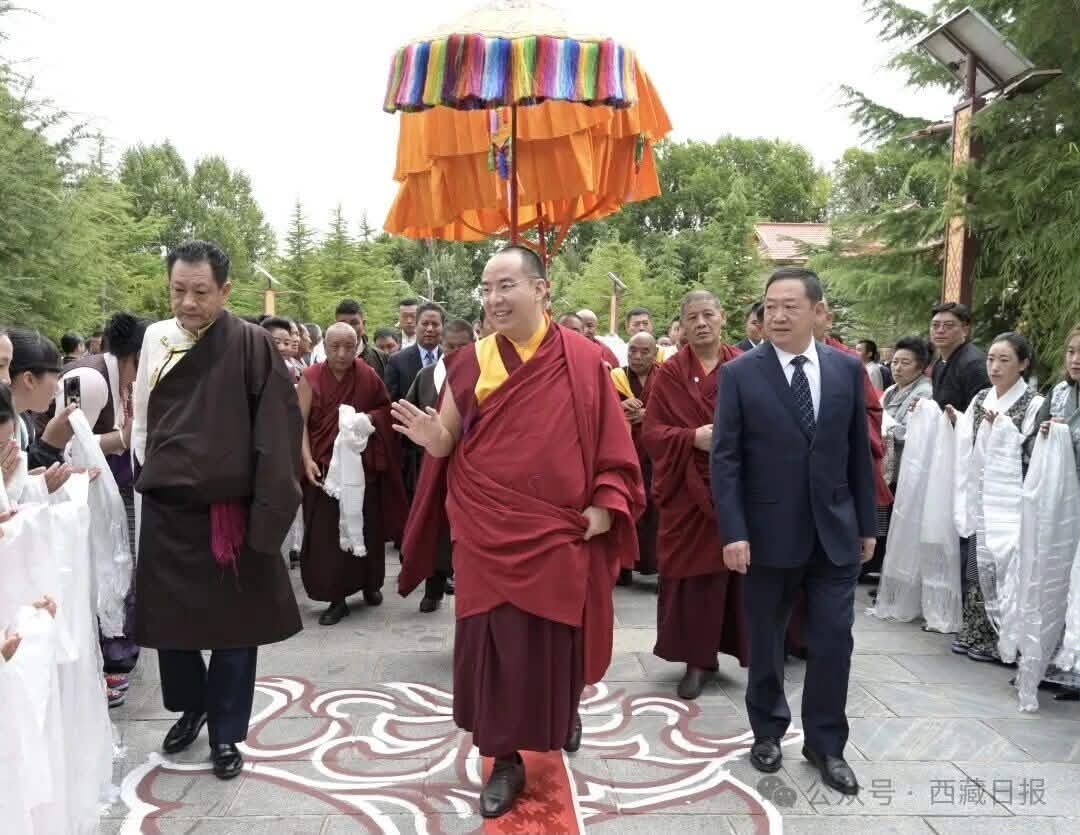 རྒྱ་ནག་གཞུང་གིས་རྒྱལ་མཚན་ནོར་བུ་བོད་དུ་ཆོས་སྲིད་གཉིས་ཀྱི་ལས་དོན་བསྒྲུབ་པར་མངགས།