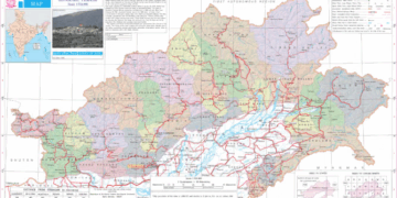 State Map of Arunachal Pradesh | Source: Survey of India